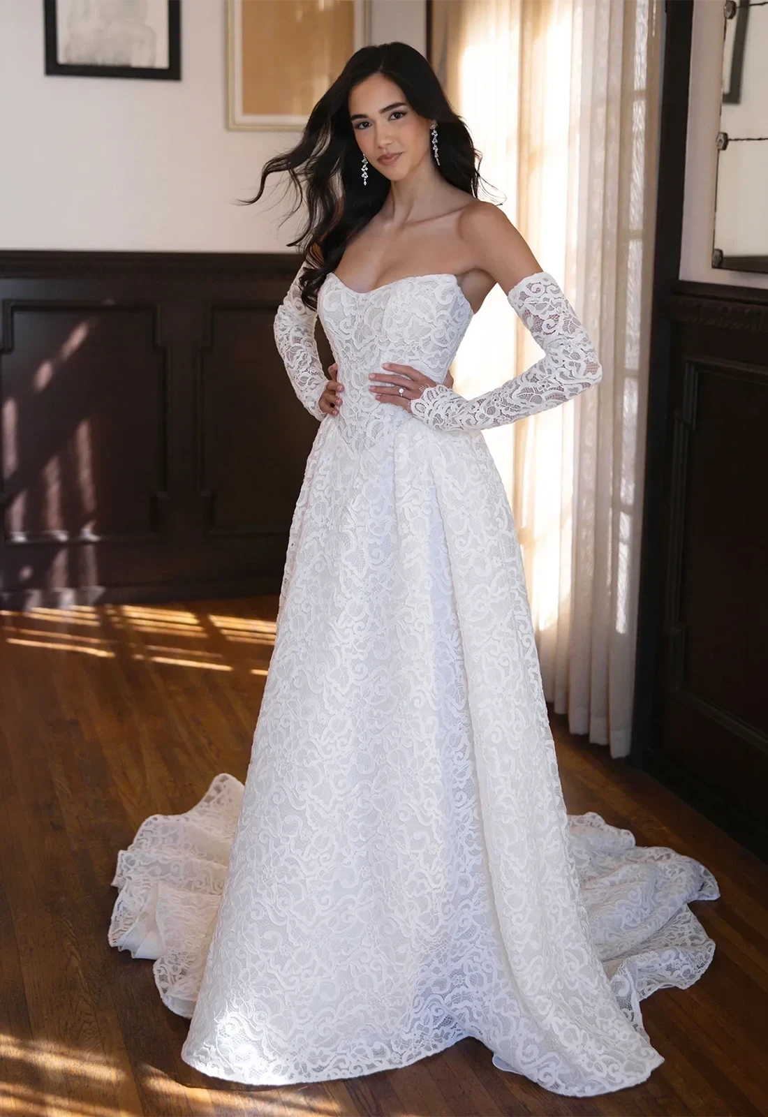 Model wearing a Hopeless Romantic gown