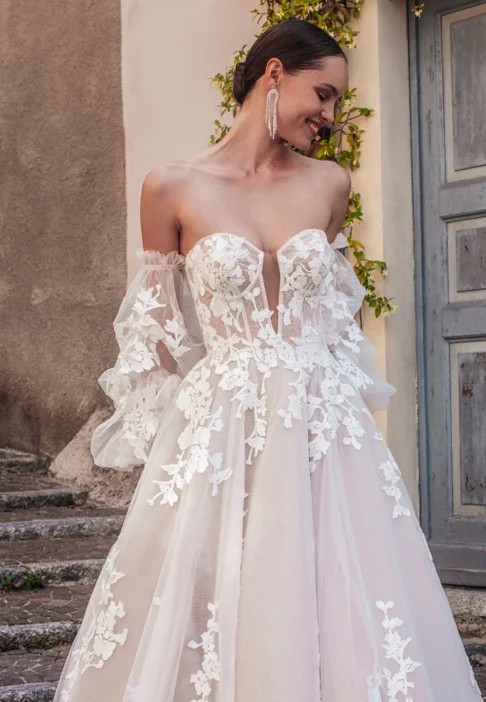 Model wearing a Hopeless Romantic gown