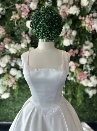 Diamond Couture - OTR Style #Charlotte #0 Ivory Satin thumbnail