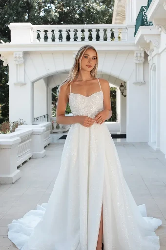 Essense of Australia - OTR Style #D3812 #6 Ivory/Ivory thumbnail