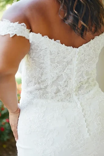 Essense of Australia - OTR Style #D3960 #7 Ivory/Ivory thumbnail