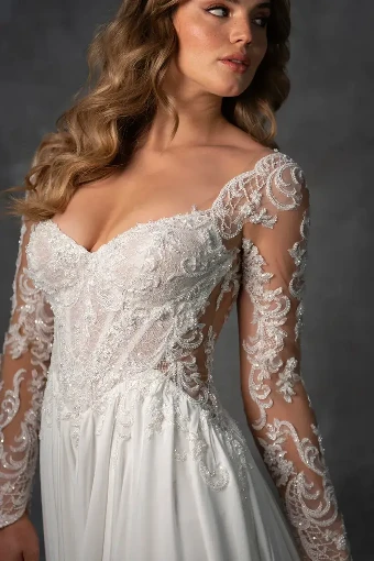 Essense of Australia - OTR Style #D4350 #1 Ivory/Ivory thumbnail