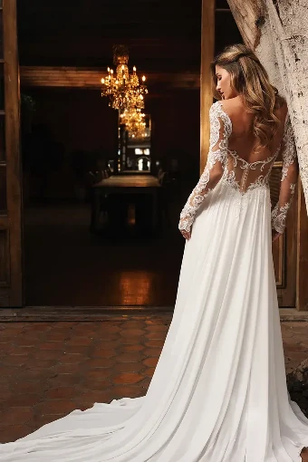 Essense of Australia - OTR Style #D4350 #5 Ivory/Ivory thumbnail
