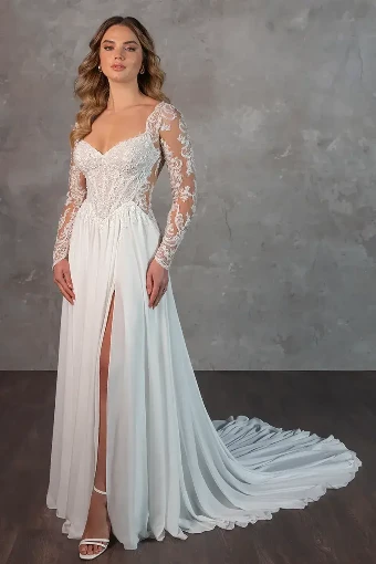 Essense of Australia - OTR Style #D4350 #4 Ivory/Ivory thumbnail