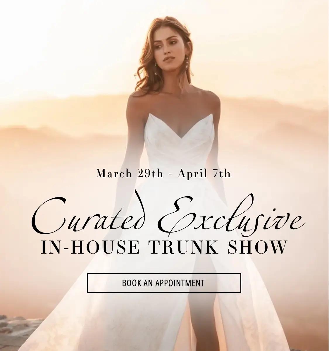 Curated Exclusive In-House Trunk Show Mobile Banner