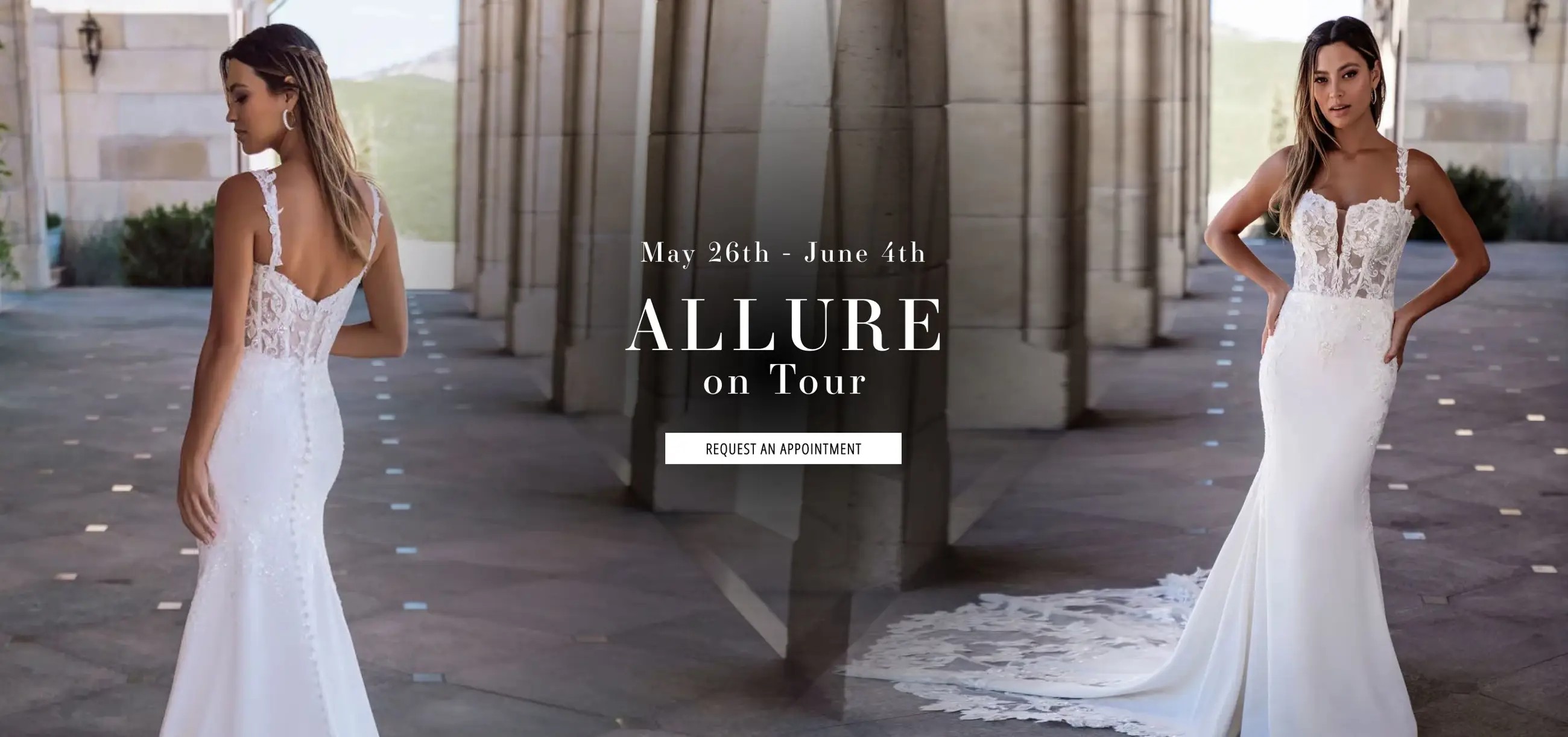 "Allure on Tour" banner for desktop