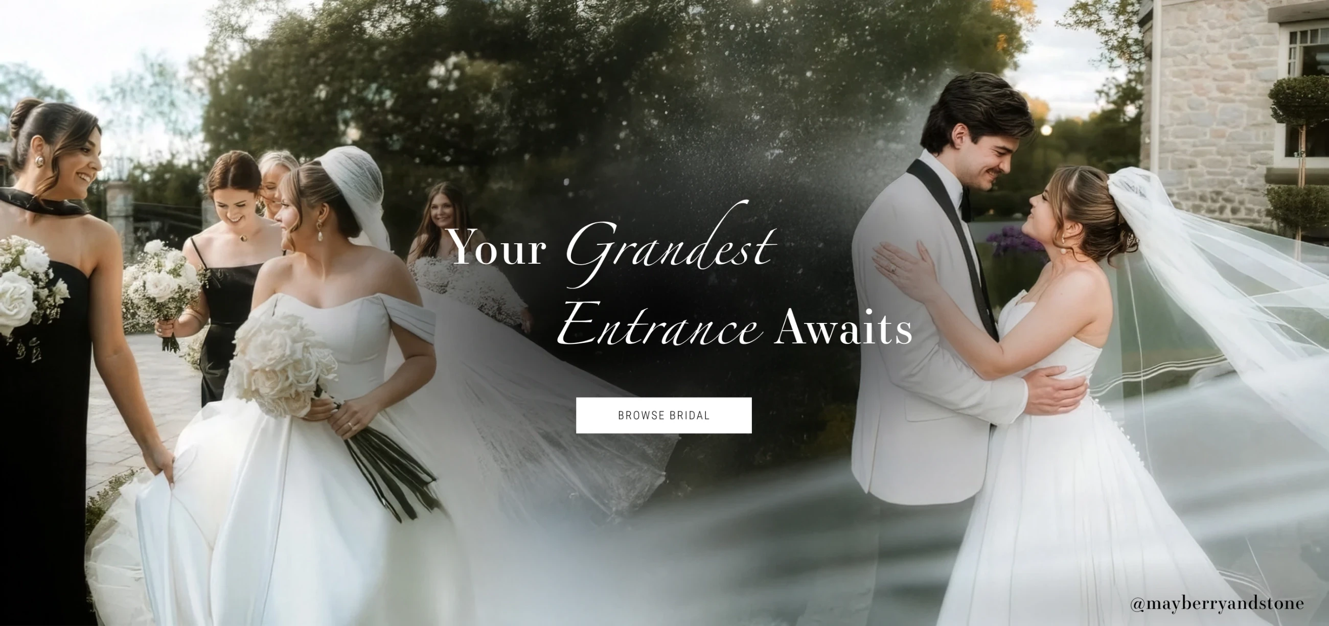Your Grandest Entrance Awaits Banner