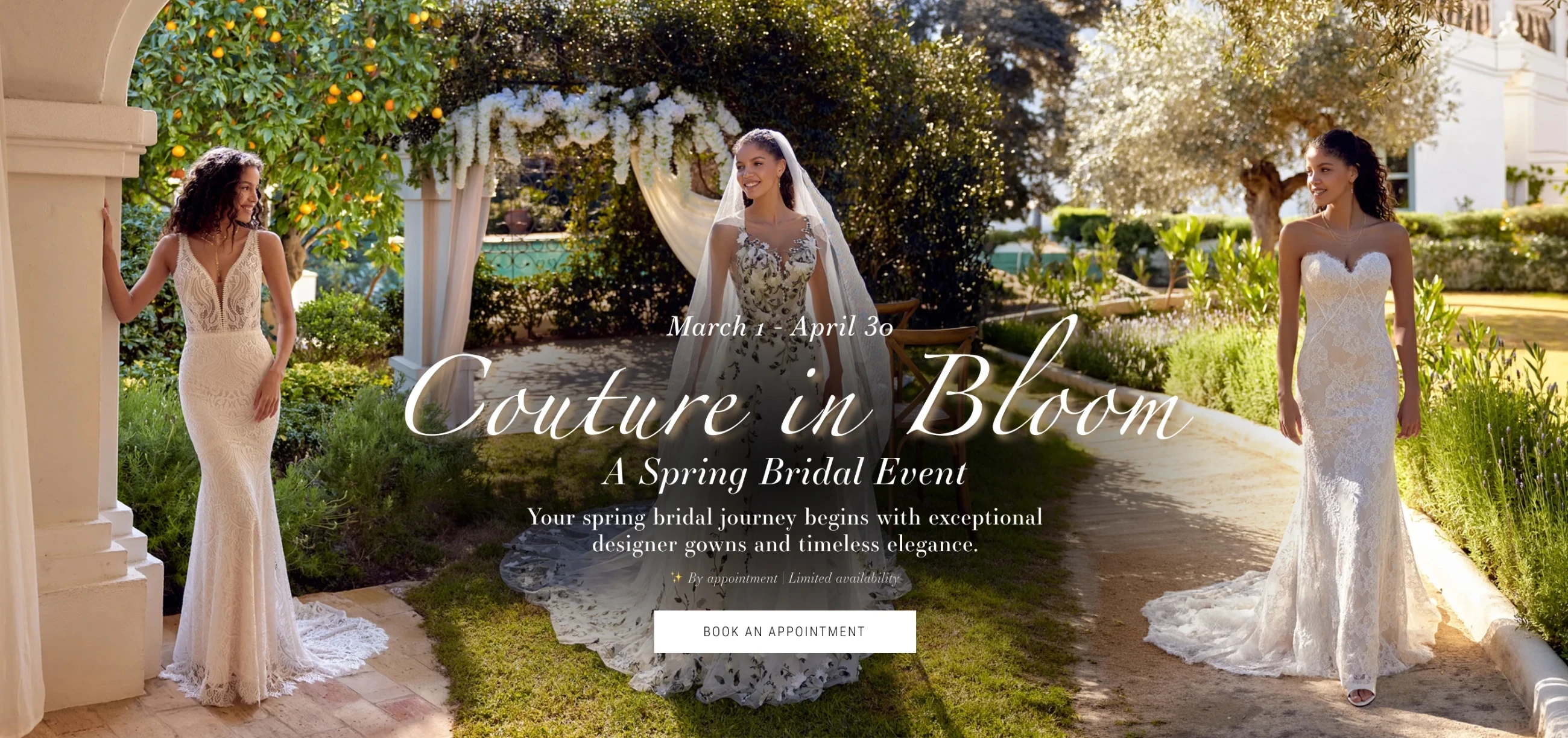 Couture in Bloom Event Banner