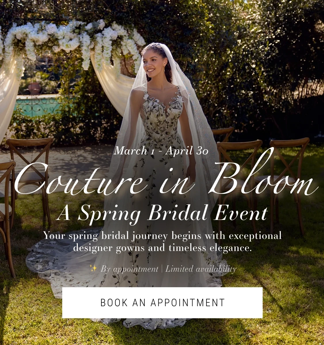 Couture in Bloom Event Banner