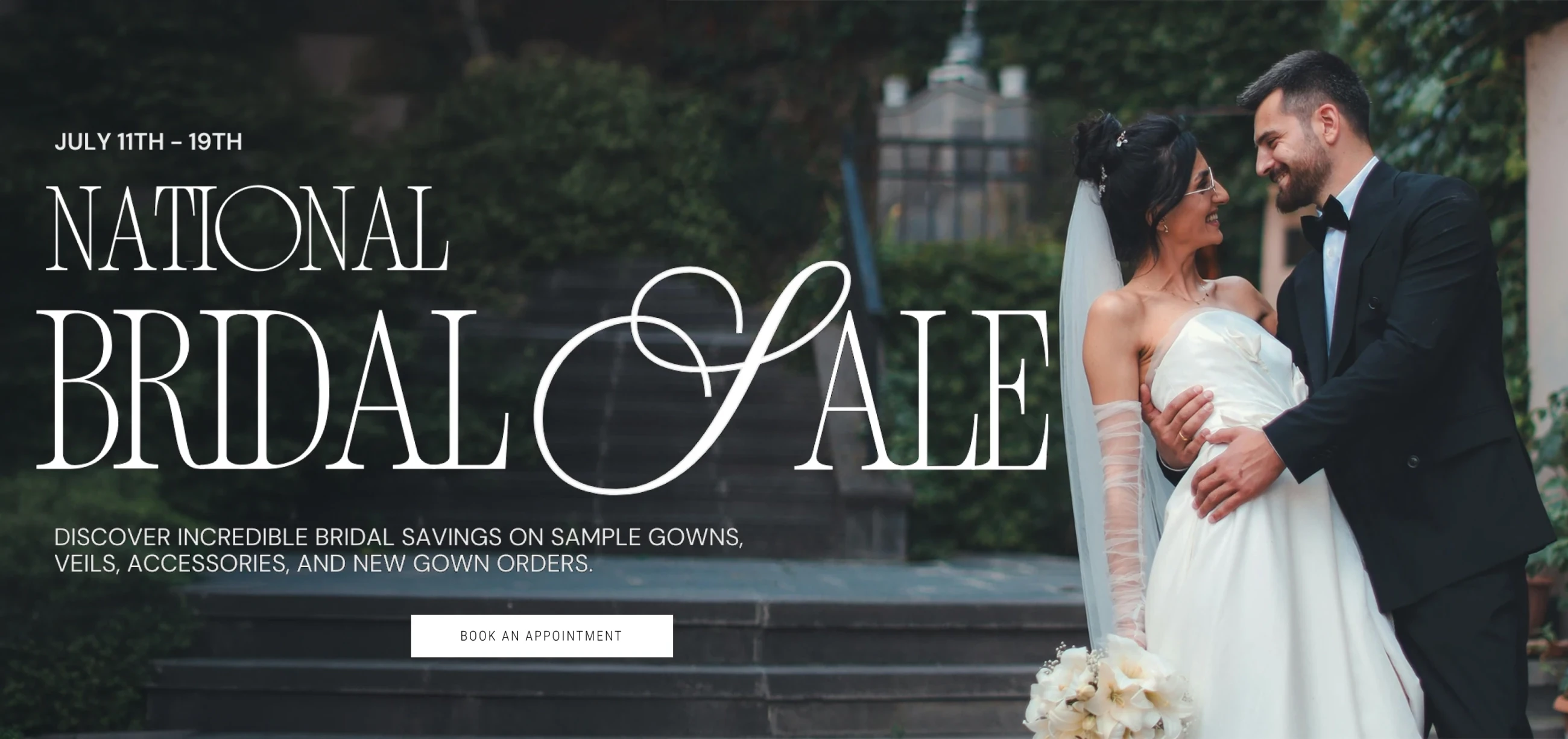 National Bridal Sale Banner