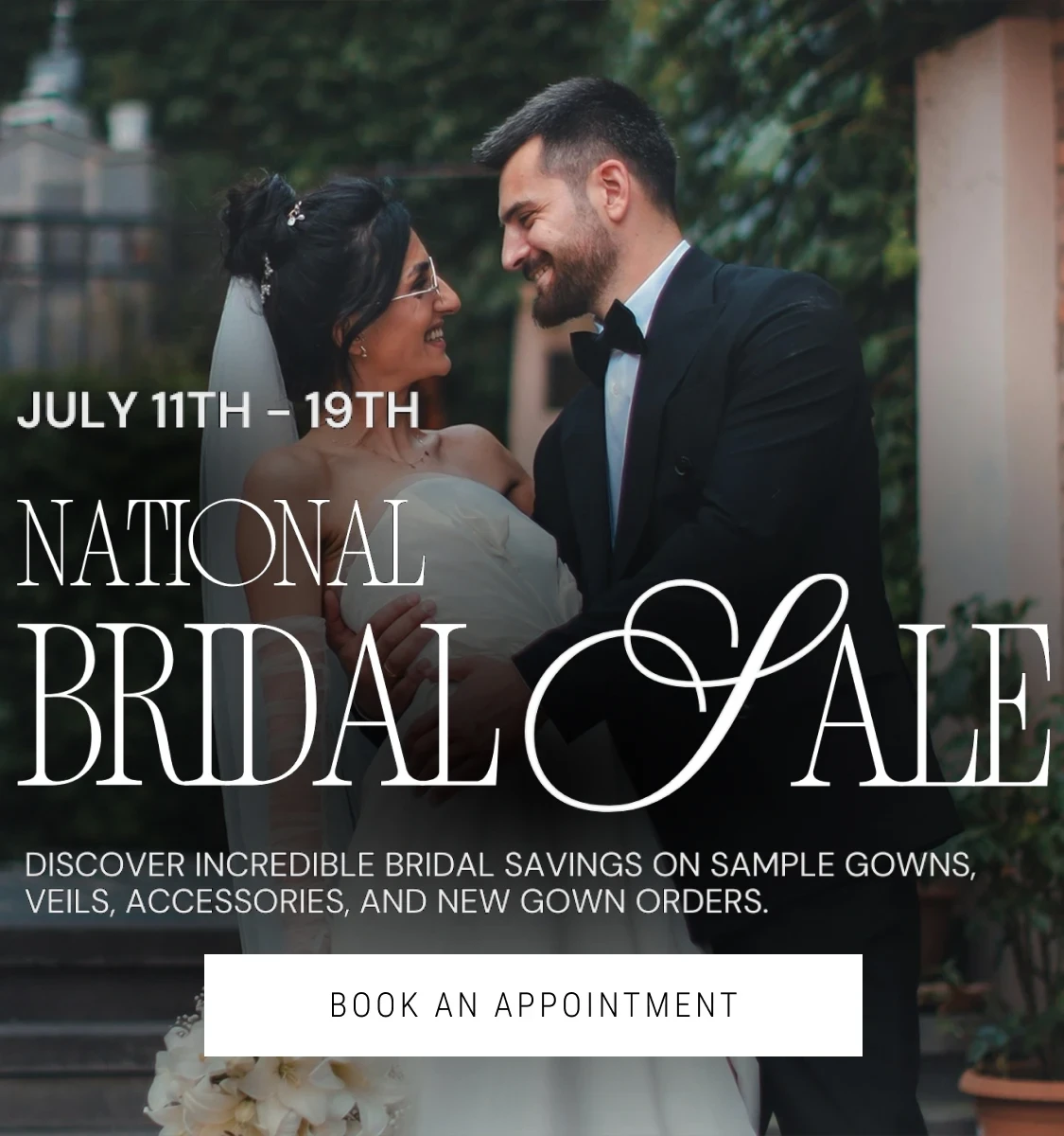 National Bridal Sale Banner