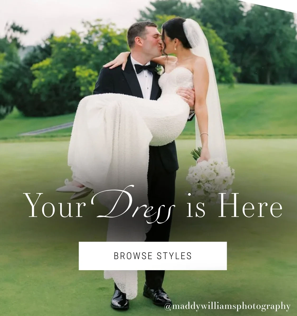 Your Dress is Here Banner